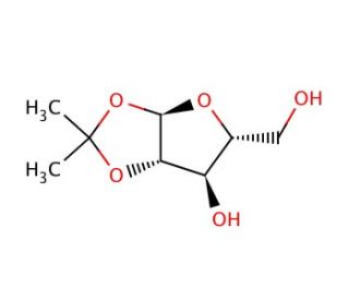 1,2-O-Isopropylidene-&alpha;-D-xylofuranose (CAS 20031-21-4) - chemical structure image