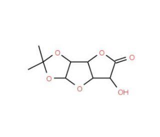 1,2-O-Isopropylidene-&beta;-L-idofuranurono-6,3-lactone (CAS 29514-28-1) - chemical structure image