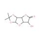 1,2-O-Isopropylidene-β-L-idofuranurono-6,3-lactone (CAS 29514-28-1) - chemical structure image