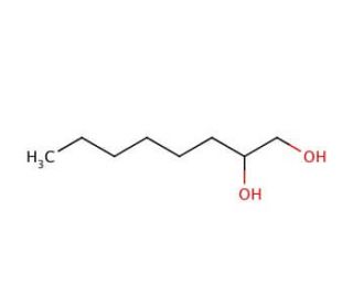 1,2-Octanediol (CAS 1117-86-8) - chemical structure image