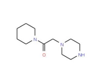 1-(2-Oxo-2-piperidin-1-ylethyl)piperazine (CAS 70558-13-3) - chemical structure image