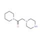 1-(2-Oxo-2-piperidin-1-ylethyl)piperazine (CAS 70558-13-3) - chemical structure image
