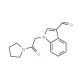 1-(2-Oxo-2-pyrrolidin-1-yl-ethyl)-1H-indole-3-carbaldehyde - chemical structure image