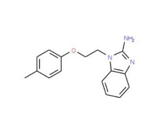 1-(2-p-Tolyloxy-ethyl)-1H-benzoimidazol-2-ylamine - chemical structure image