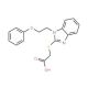 {[1-(2-Phenoxyethyl)-1H-benzimidazol-2-yl]-thio}acetic acid - chemical structure image