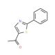 1-(2-Phenyl-1,3-thiazol-5-yl)-1-ethanone (CAS 10045-50-8) - chemical structure image