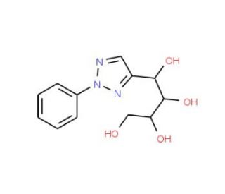 1-(2-phenyl-2H-1,2,3-triazol-4-yl)butane-1,2,3,4-tetrol - chemical structure image