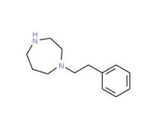 1-(2-Phenylethyl)-1,4-diazepane (CAS 40389-67-1) - chemical structure image