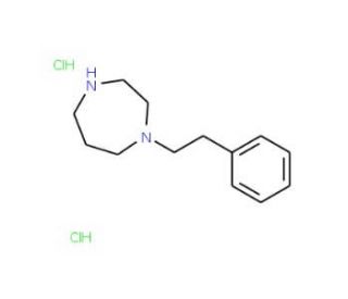 1-(2-Phenylethyl)-1,4-diazepane dihydrochloride - chemical structure image