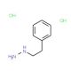 1-(2-phenylethyl)hydrazine dihydrochloride - chemical structure image