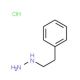 1-(2-phenylethyl)hydrazine hydrochloride - chemical structure image