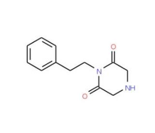 1-(2-Phenylethyl)piperazine-2,6-dione - chemical structure image