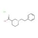 1-(2-Phenylethyl)piperidine-3-carboxylic acidhydrochloride - chemical structure image
