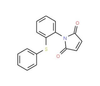 1-(2-Phenylsulfanyl-phenyl)-pyrrole-2,5-dione - chemical structure image