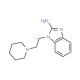 1-(2-Piperidin-1-yl-ethyl)-1H-benzoimidazol-2-ylamine (CAS 435342-20-4) - chemical structure image