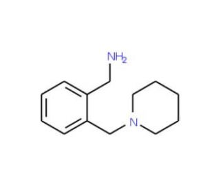 1-[2-(piperidin-1-ylmethyl)phenyl]methanamine (CAS 32743-18-3) - chemical structure image