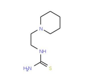 1-(2-Piperidinoethyl)-2-thiourea (CAS 206761-87-7) - chemical structure image