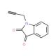 1-(2-Propynyl)-1H-indole-2,3-dione (CAS 4290-87-3) - chemical structure image