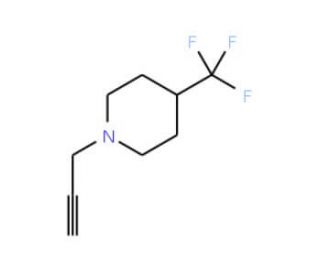 1-(2-Propynyl)-4-(trifluoromethyl)piperidine (CAS 623948-94-7) - chemical structure image