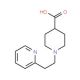 1-(2-Pyridin-2-yl-ethyl)-piperidine-4-carboxylic acid - chemical structure image