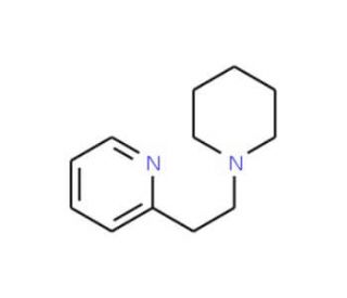 1-[2-(Pyridin-2-yl)ethyl]piperidine (CAS 5452-83-5) - chemical structure image
