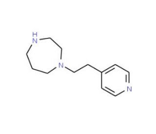 1-(2-Pyridin-4-ylethyl)-1,4-diazepane (CAS 887833-52-5) - chemical structure image