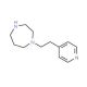 1-(2-Pyridin-4-ylethyl)-1,4-diazepane (CAS 887833-52-5) - chemical structure image