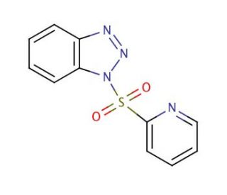 1-(2-Pyridinylsulfonyl)-1H-benzotriazole (CAS 678173-42-7) - chemical structure image