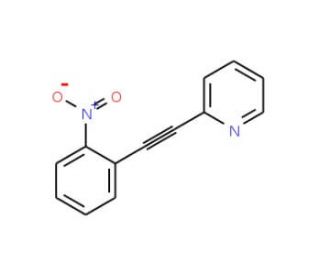 1-(2-Pyridyl)-2-(2-nitrobenzyl)alkyne (CAS 155372-21-7) - chemical structure image