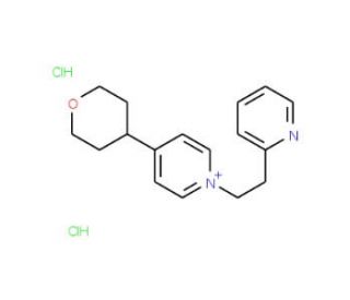 1-(2-Pyridyl-ethyl)-4-(tetrahydro-pyran-4-yl)-pyridinium chloride hydrochloride - chemical structure image