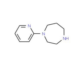 1-(2-Pyridyl)homopiperazine (CAS 287114-32-3) - chemical structure image