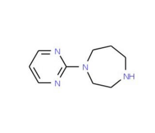 1-(2-Pyrimidinyl)homopiperazine (CAS 21279-57-2) - chemical structure image