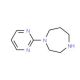 1-(2-Pyrimidinyl)homopiperazine (CAS 21279-57-2) - chemical structure image