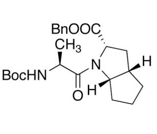 1-(2-tBoc-amino-1-oxopropyl)octahydrocyclopenta[b]pyrrole-2-carboxylic Acid Bn Ester (CAS 129048-22-2) - chemical structure i
