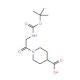 1-(2-tert-Butoxycarbonylamino-acetyl)-piperidine-4-carboxylic acid (CAS 345955-48-8) - chemical structure image