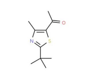 1-(2-tert-butyl-4-methyl-1,3-thiazol-5-yl)ethanone - chemical structure image