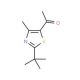 1-(2-tert-butyl-4-methyl-1,3-thiazol-5-yl)ethanone - chemical structure image