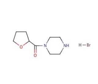 1-(2-Tetrahydrofuroyl)piperazine hydrobromide (CAS 63590-62-5) - chemical structure image