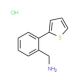 1-(2-Thien-2-ylphenyl)methylamine hydrochloride (CAS 863991-95-1) - chemical structure image