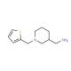{[1-(2-Thienylmethyl)piperidin-3-yl]methyl}amine - chemical structure image
