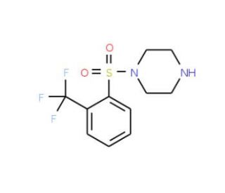 1-(2-Trifluoromethyl-benzenesulfonyl)-piperazine - chemical structure image