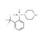 1-(2-Trifluoromethyl-benzenesulfonyl)-piperazine - chemical structure image