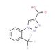 1-[2-(trifluoromethyl)phenyl]-1H-1,2,3-triazole-4-carboxylic acid - chemical structure image