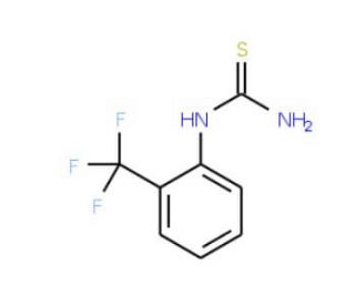 1-[2-(Trifluoromethyl)phenyl]-2-thiourea (CAS 1736-71-6) - chemical structure image