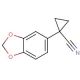 1-(2H-1,3-benzodioxol-5-yl)cyclopropane-1-carbonitrile (CAS 33522-14-4) - chemical structure image
