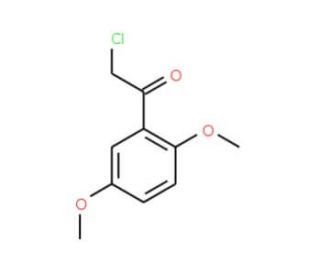 1-(2&prime;,5&prime;-Dimethoxyphenyl)-2-chloroethanone (CAS 1204-22-4) - chemical structure image