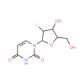 1-(2′-Deoxy-2′-fluoro-b-D-arabinofuranosyl)uracil (CAS 69123-94-0) - chemical structure image