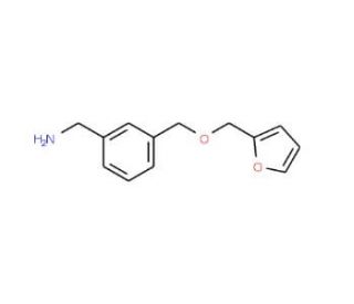1-{3-[(2-furylmethoxy)methyl]phenyl}methanamine (CAS 953883-20-0) - chemical structure image