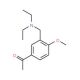 1-{3-[(diethylamino)methyl]-4-methoxyphenyl}ethanone (CAS 93344-82-2) - chemical structure image