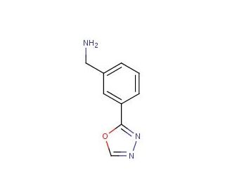 1-[3-(1,3,4-oxadiazol-2-yl)phenyl]methanamine - chemical structure image